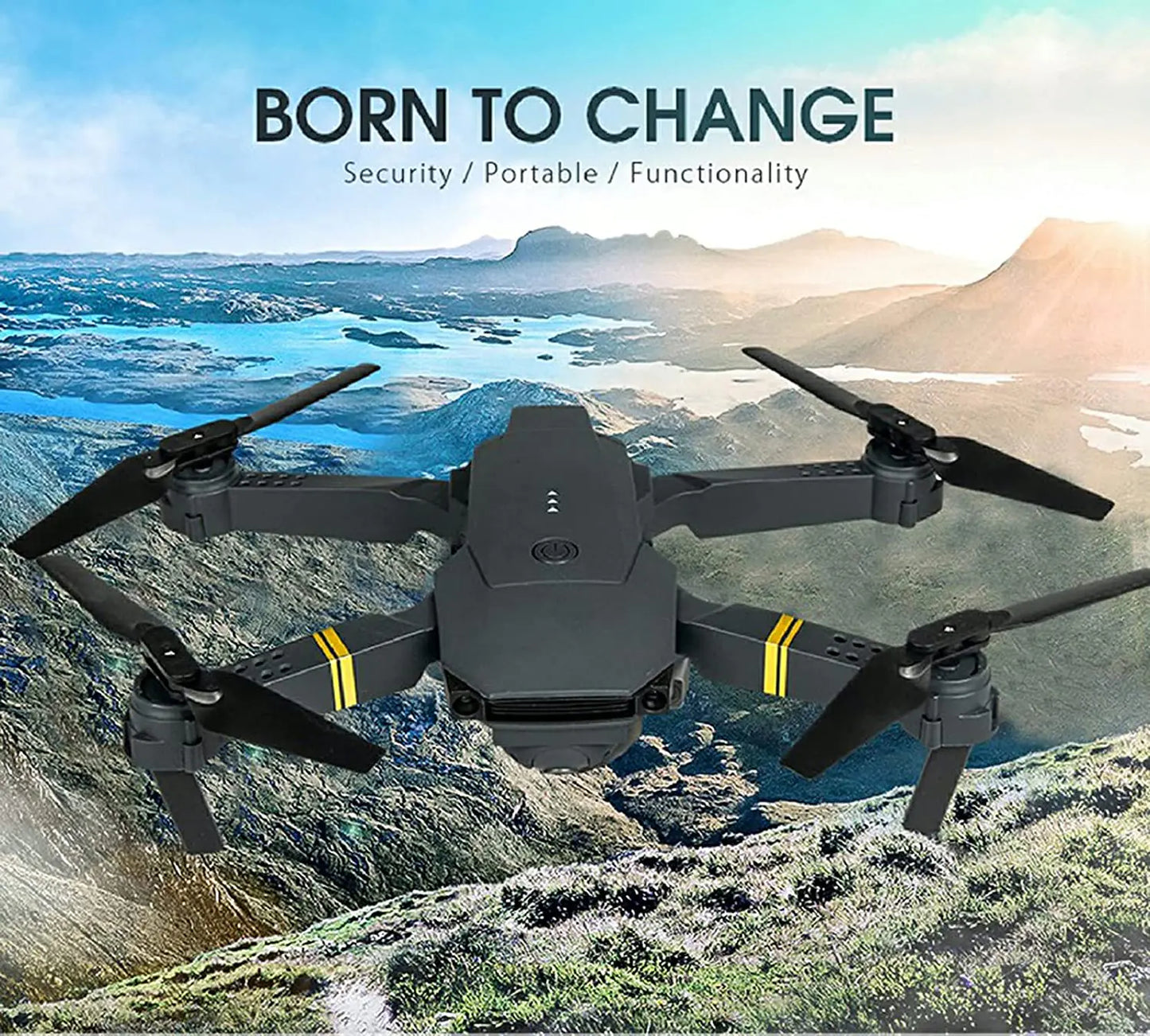 4K HD Dual-Cam Portable Quadcopter
