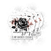 3Pcs Morally Grey Bookish Vinyl Stickers