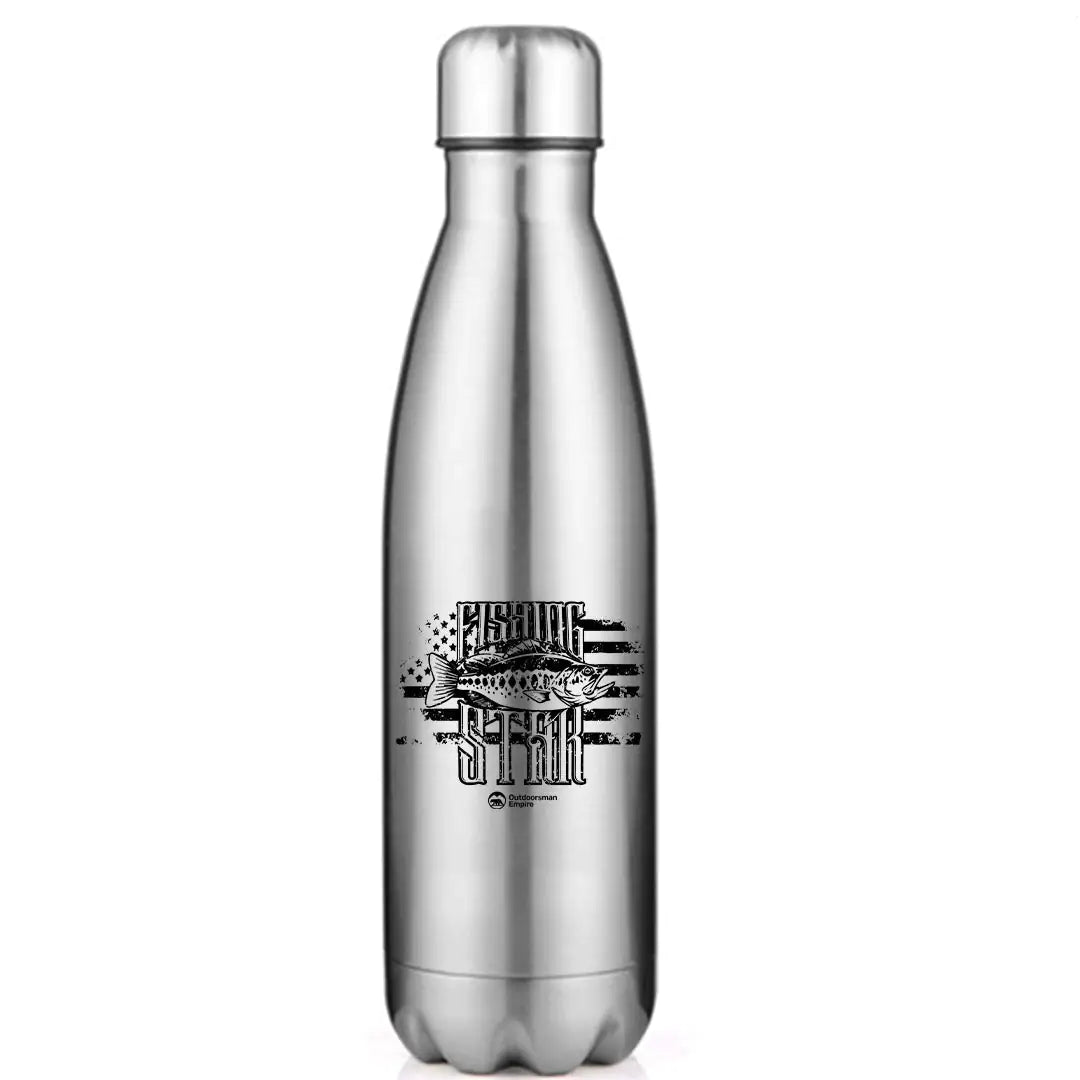 Fishing Star' Stainless Steel Water Bottle