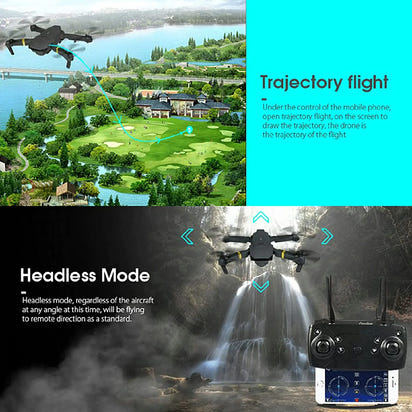 4K HD Dual-Cam Portable Quadcopter